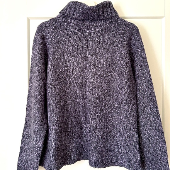 Perfect cozy purple/grey/black mix sweater. - Picture 2 of 3